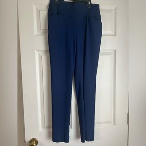 Apt 9 tummy control blue size medium professional pants